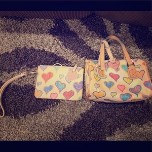 Dooney and Bourke handbag and change purse